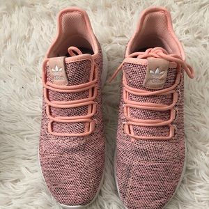 Women’s adidas pink tubular shadow shoes